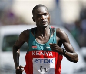 Abel Kirui foi o vencedor na maratona do Mundial de Berlim.